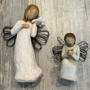 Willow Tree: Angel Figurines with Wire Wings